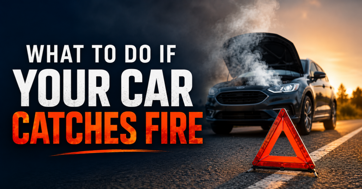 What to Do If Your Car Catches Fire: 6 Steps Every Driver Should Know