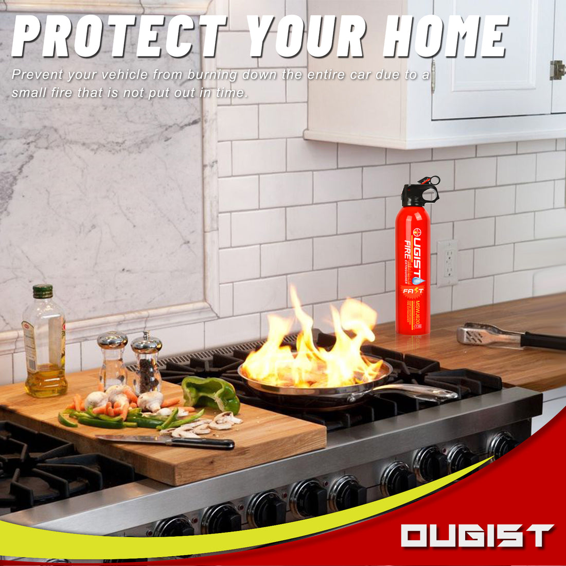 How often should you replace a fire extinguisher in a kitchen?