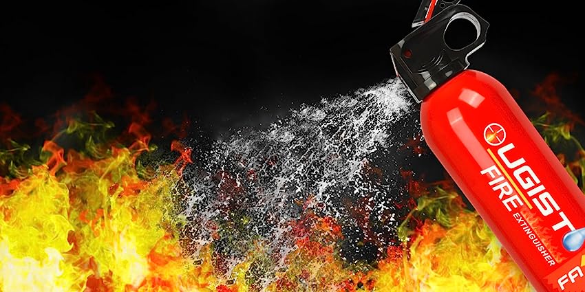 portable water based fire extinguisher for car