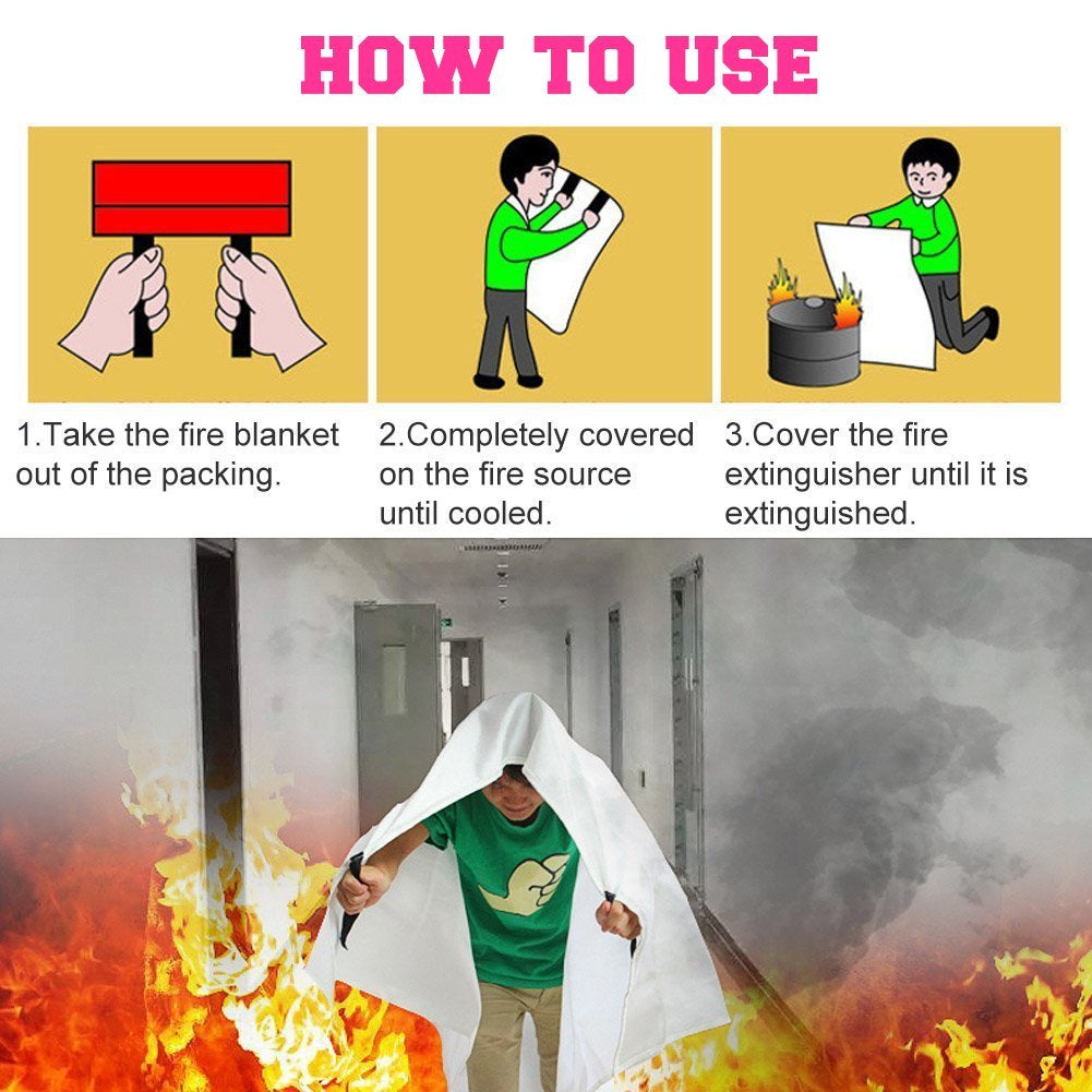 how to use fire blanket
