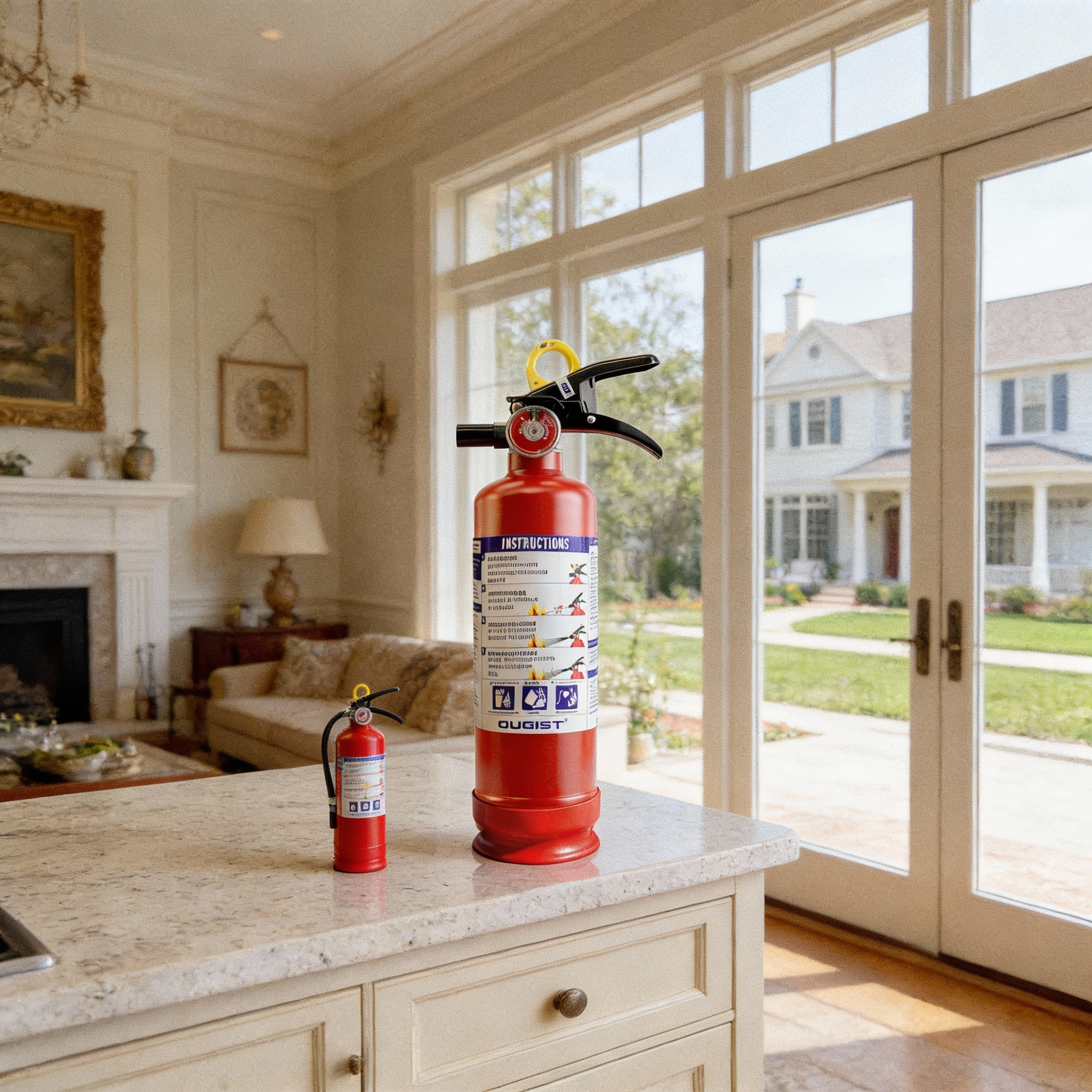 Don't hide your safety in the dark. Is your decor putting you at risk? ✨🧯