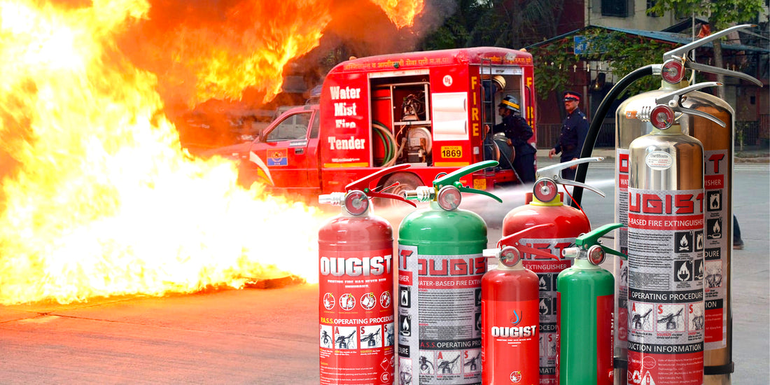 Class ABC and BC fire extinguisher