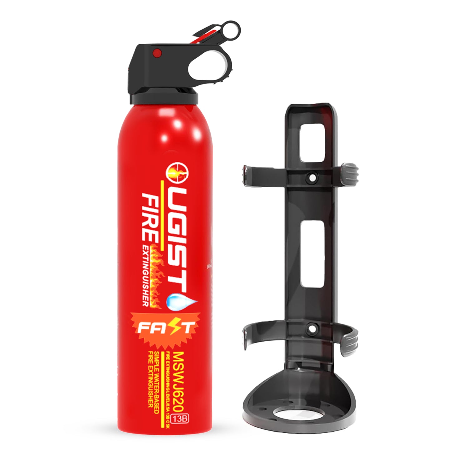 New Portable Fire Extinguishers with Mount - 4 in-1 Fire Extinguishers for Home  1Pcs Water-Based Fire Extinguishers(620ml)