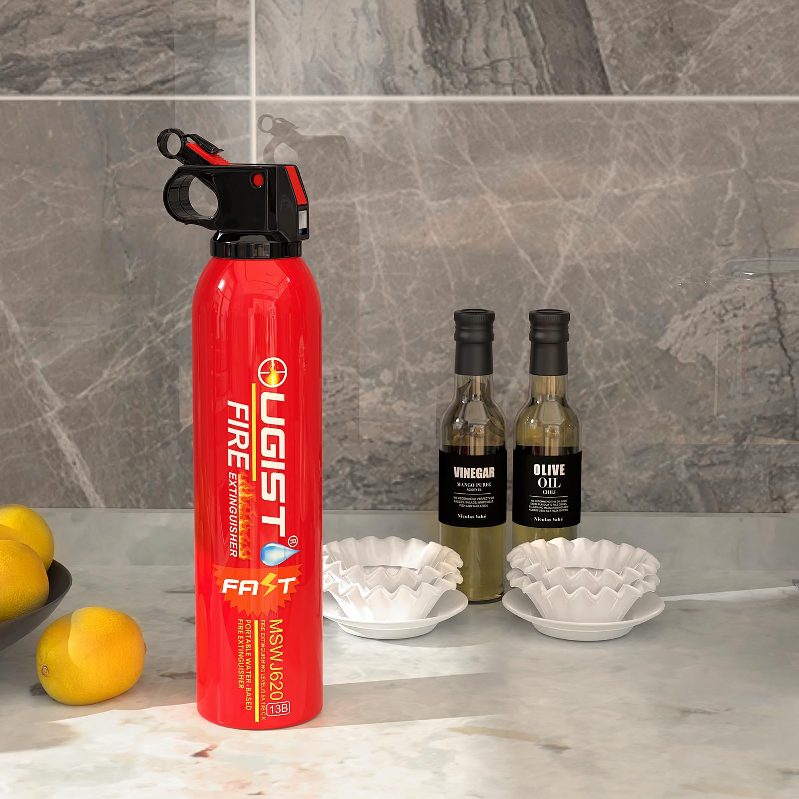 OUGIST Portable Fire Extinguishing Spray for Home and Kitchen – 2 Pack