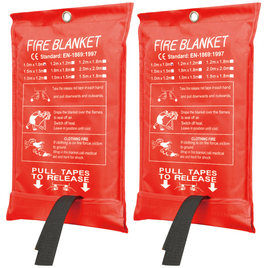 Fireproof Blanket Fire Blankets Emergency for Kitchen Home -  Emergency Fire Retardant Blanket