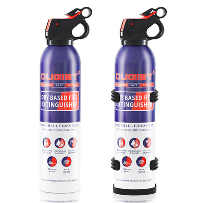 y Stop Fire Spray Extinguisher - 600g Quick-Acting Powder for Home, Car, Garage, Kitchen, 1A:10B:C:K Portable & Mess-Free Solution for Electrical, Grease Fires & More - 2 Pack