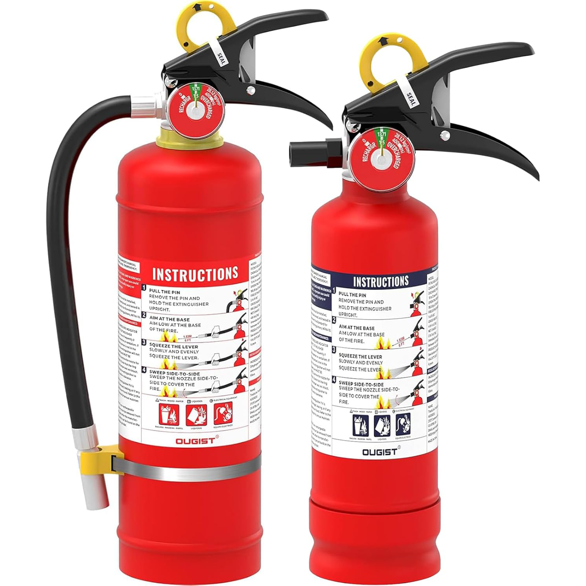 Fire Extinguisher for Home, 5lb + 2.5lb Home Fire