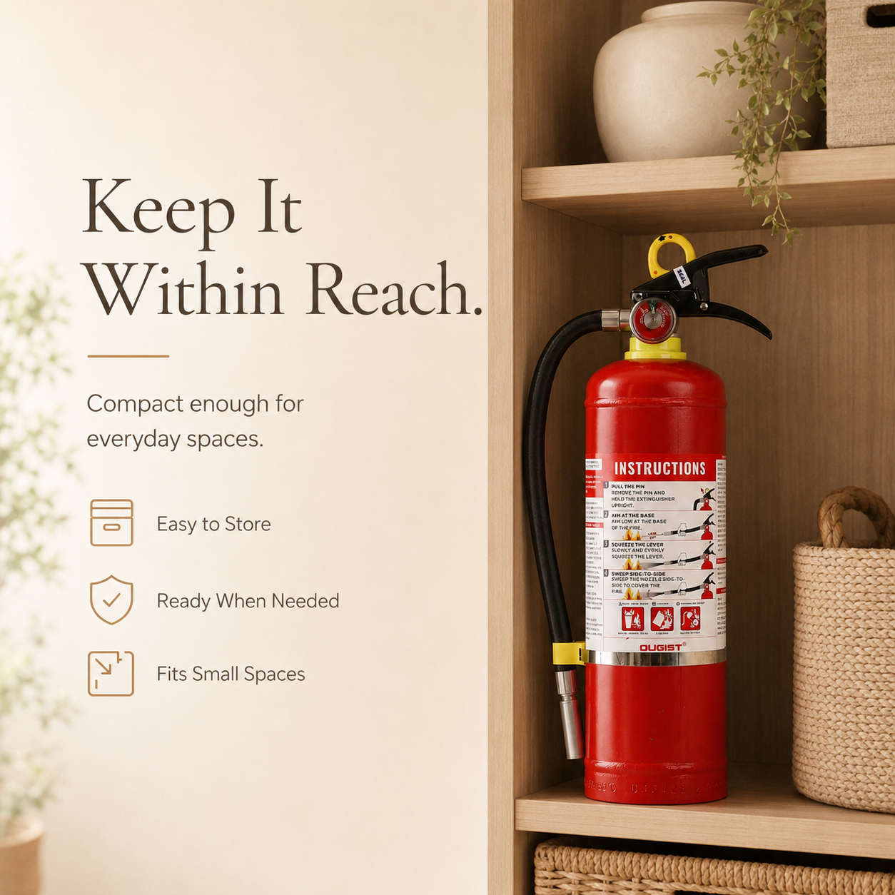 Heavy-Duty 5 lb ABC Fire Extinguisher