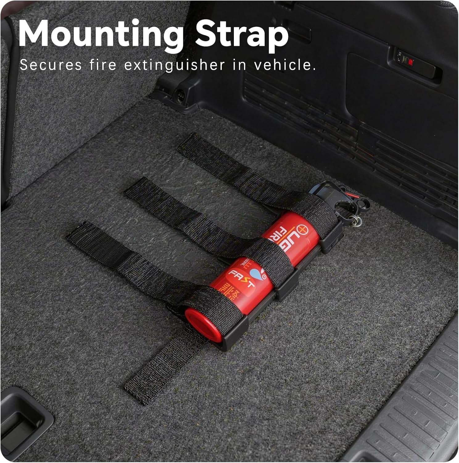 Roadside Safety Kit: Water Fire Extinguisher, Hammer, Vest, Gloves & Triangle