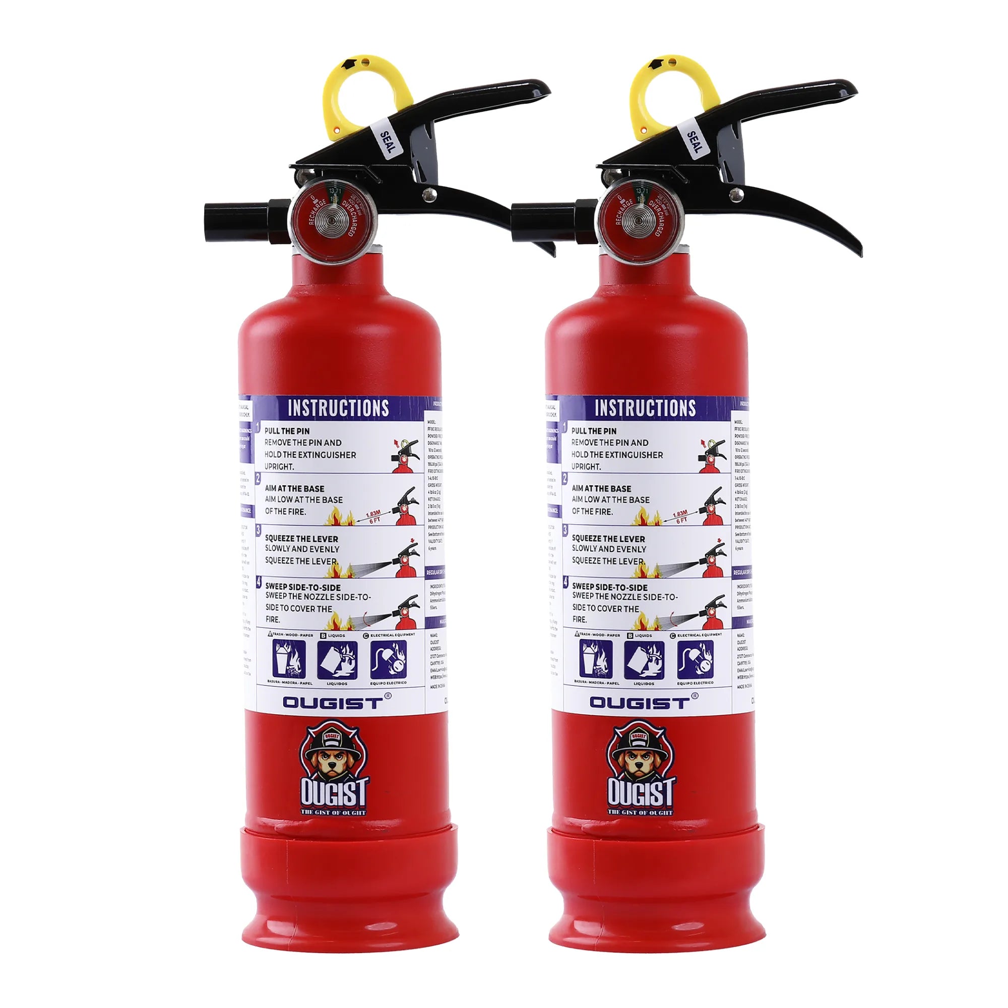 Professional 2.5 lb ABC Fire Extinguisher-4 | OUGIST