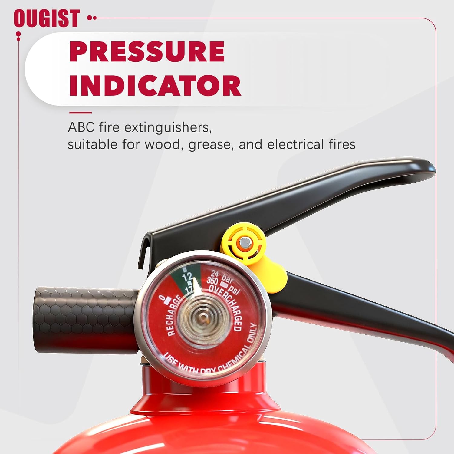 2.5lb ABC Fire Extinguisher: Pro Safety for Home, Kitchen, Car