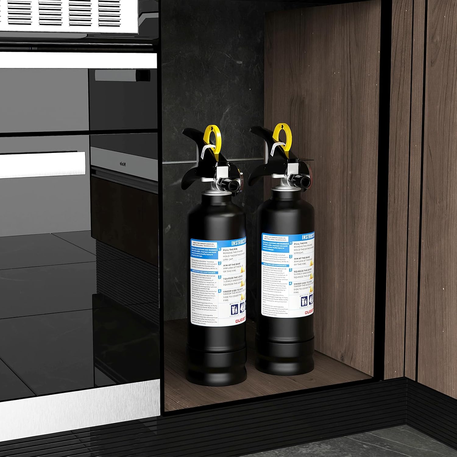 2.5lb ABC Fire Extinguisher: Pro Safety for Home, Kitchen, Car