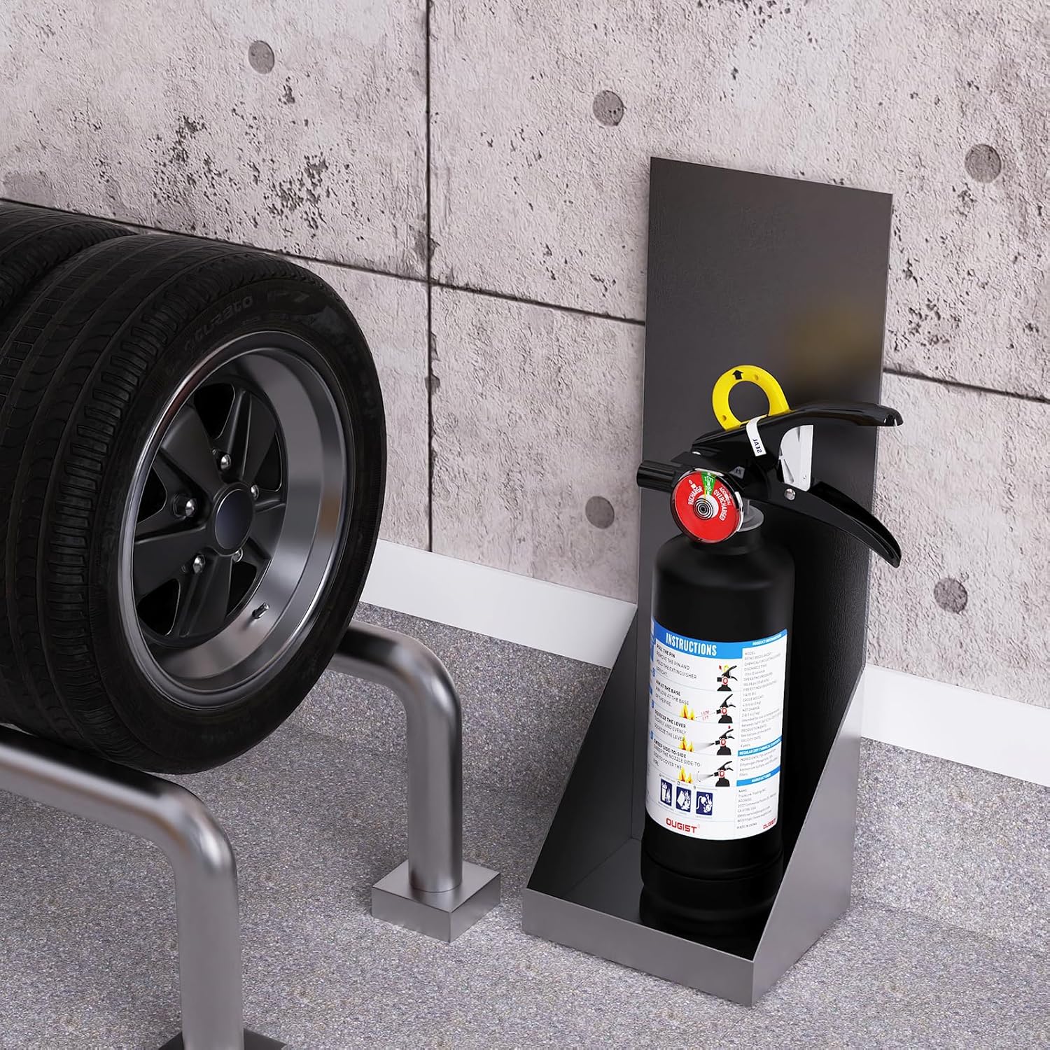 2.5lb ABC Fire Extinguisher: Pro Safety for Home, Kitchen, Car