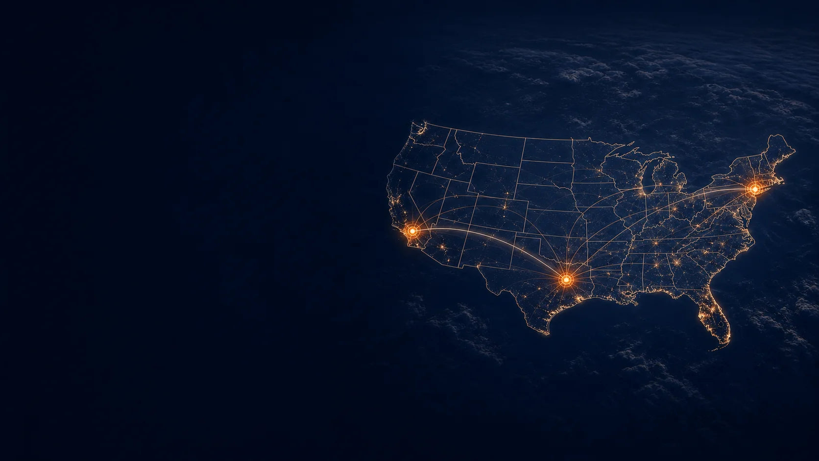 Red logística de OUGIST en Estados Unidos